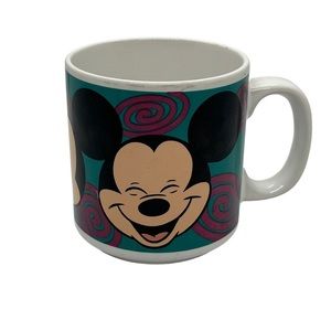 Vintage Disney Applause Mickey Faces Expressions Mug